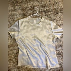 Crew Neck short sleeve blouse